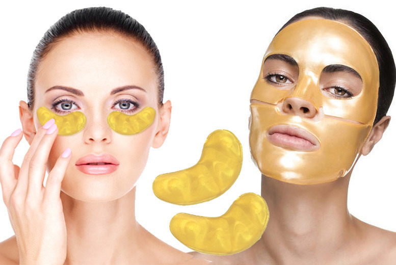 €7.99 instead of €141.64 (from Forever Cosmetics) for a 20pc gold collagen face & eye mask bundle - save 94%