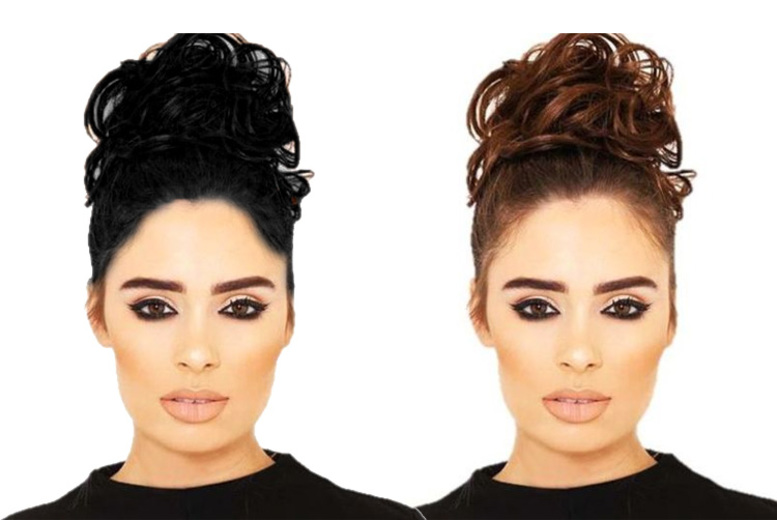 €2 instead of €11.37 (from Forever Cosmetics) for a messy hair scrunchie - choose from two colours and save 90%