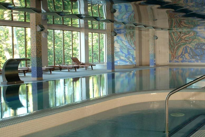 €139 (at Falls Hotel & Spa) for a luxury overnight stay for two people with breakfast, leisure access, a dual bathing ceremony, three-course dining and a bottle of Prosecco, or €199 for two nights - save up to 52%