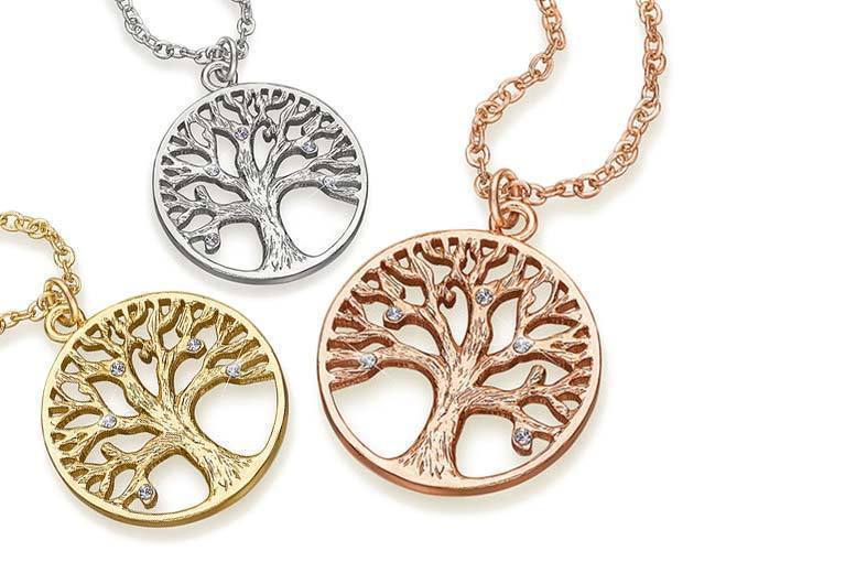 £8 instead of £79 for a tree of life pendant necklace from Lily Spencer London - save 90%
