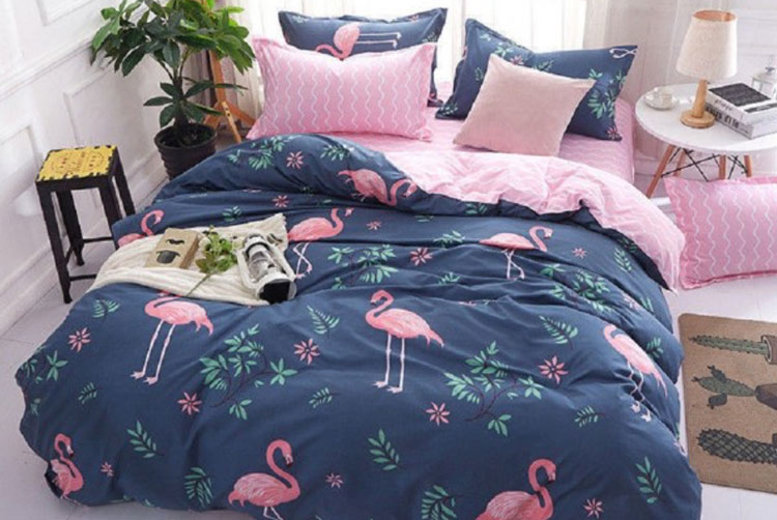From €13.99 (from Backtogoo) for a patterned duvet set - choose from four designs in four sizes and save up to 69%