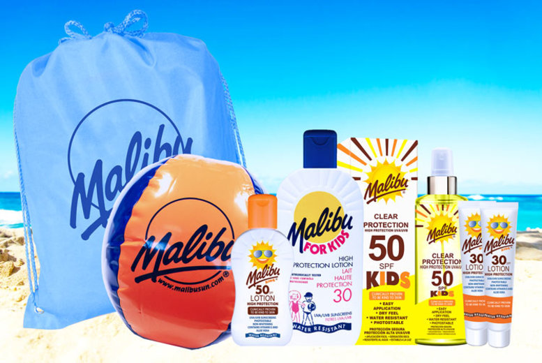 €18.99 instead of €34.30 (from Malibu Sun) for a Malibu sun kids protection collection - save 45%