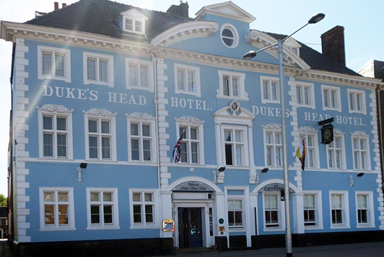 £109 (at The Dukes Head Hotel) for an overnight retreat for two people with breakfast, cream tea and a two-course dinner each, or £169 for two nights - save up to 44%