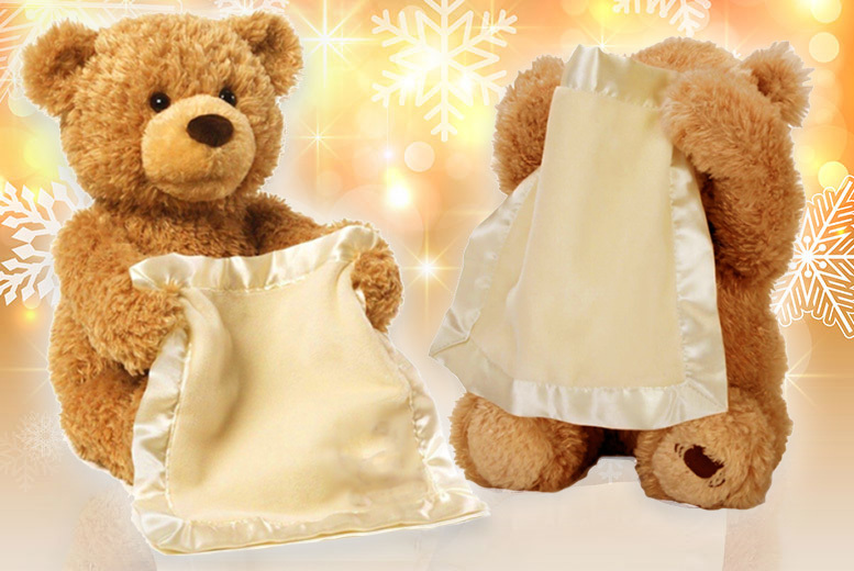 £9.99 instead of £49.99 (from Wow What Who) for a peak-a-boo interactive teddy bear toy - save 80%