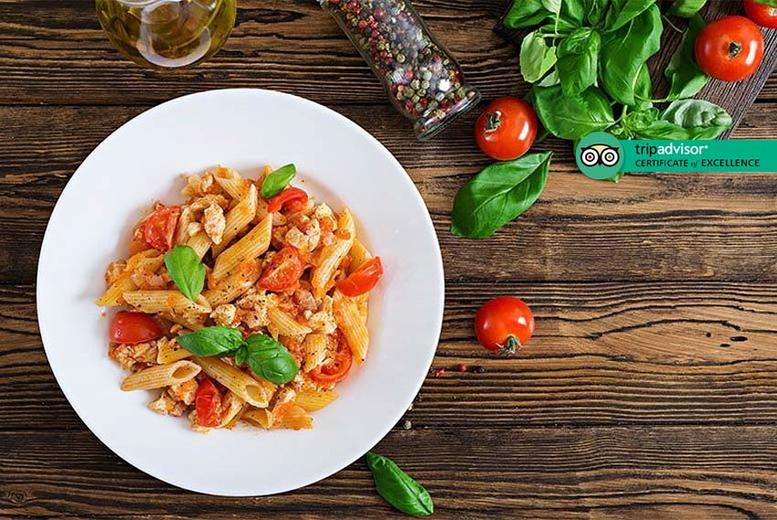 £24 instead of £43.60 for a two-course meal and glass of house wine each for two at Donna Margherita, London - save up to 45%