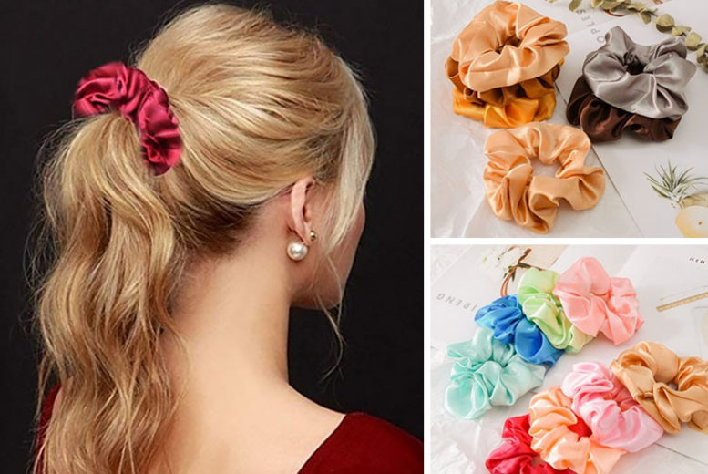 £2.99 instead of £19.99 (from hey4beauty) for a pack of ten sateen hair scrunchies, £5.49 for a pack of 20 - save up to 85%