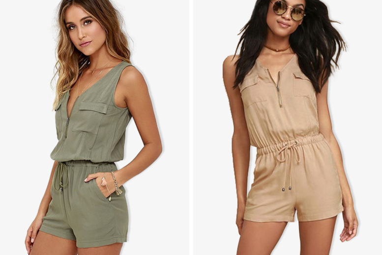 €14.99 instead of €47.99 (from Blu Fish) for a military playsuit – choose from two colours and save 69%