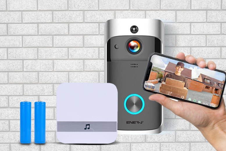 €39.99 instead of €101.58 (from Ener-J) for a WiFi video doorbell and rechargeable batteries, or €44.99 to include a plug-in chime - save up to 61%