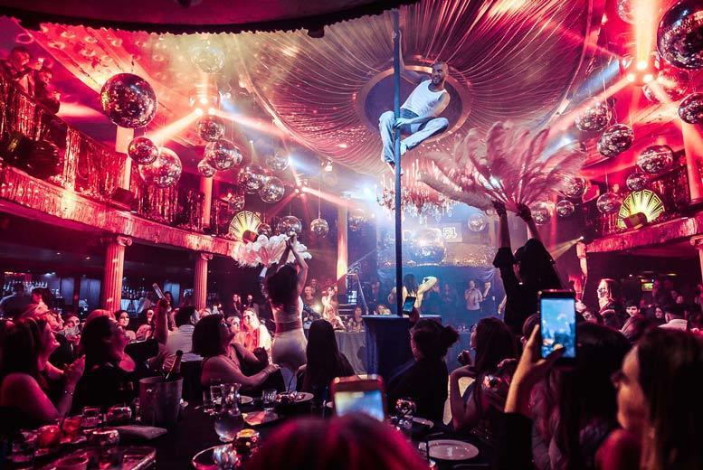 £39 instead of £75 for a Friday cabaret experience including two-course meal, cocktail and club entry at Café de Paris, Piccadilly - save up to 48%