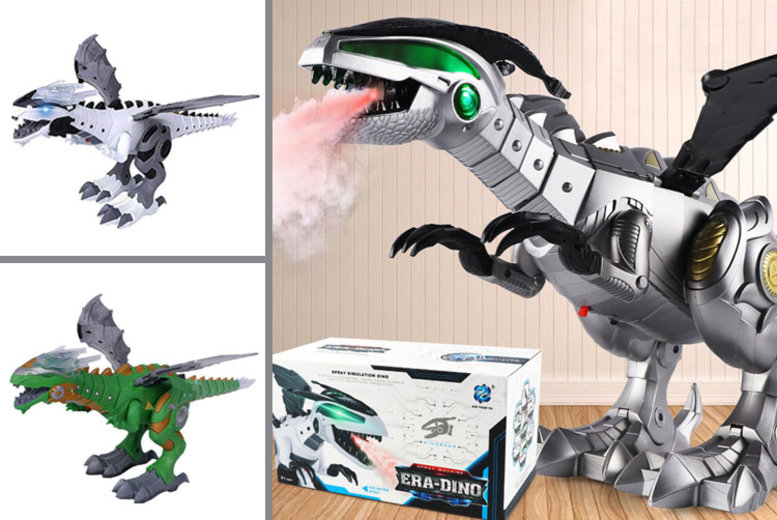 €19.99 instead of €86.82 (from Litnfleek) for a vapour breathing dinosaur – choose from three colours and save 73%