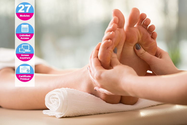 £16 instead of £199.99 (from Online Beauty Training) for an advanced reflexology diploma - save 92%