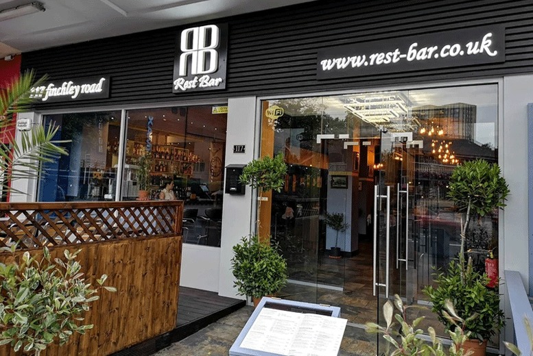 £29 instead of £60.90 for a two-course dining for two people with a glass of wine each at Rest Bar, Finchley Road - save 52%