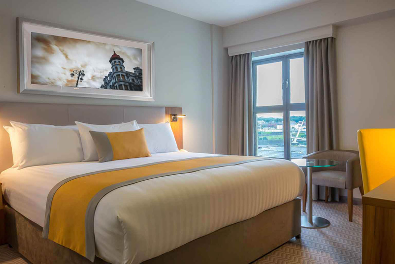 From €99 (at 4* Maldron Hotel Derry) for an overnight stay for two with breakfast, a main course meal each and late check out, or from €159 for two nights - save up to 41%