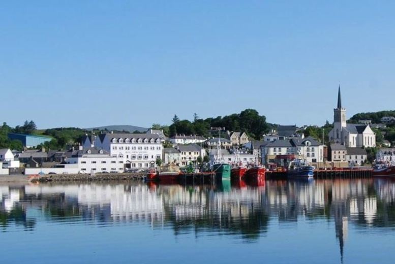 £69 (at The Bay View Hotel, County Donegal) for an overnight stay for two people with leisure facilities access, a buffet breakfast, glass of wine each and late check out, £109 for a two-night break, or £159 for three nights - save up to 31%