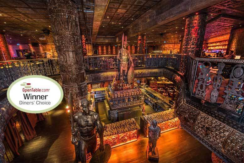 £39 instead of up to £118 for two-course dining for two people with a sparkling cocktail each and club entry at celebrity hangout Shaka Zulu, Camden Town - save up to 67%