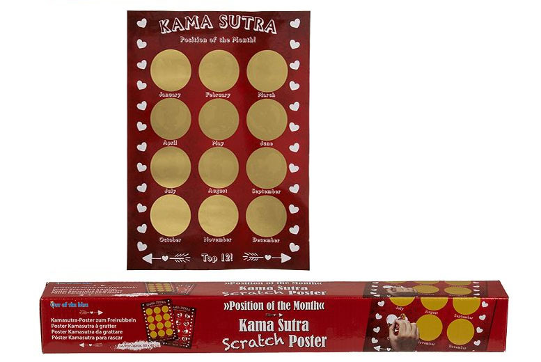 £4.99 instead of £19.99 for a Kama Sutra Scratch Poster from London Exchain Store - save 75%