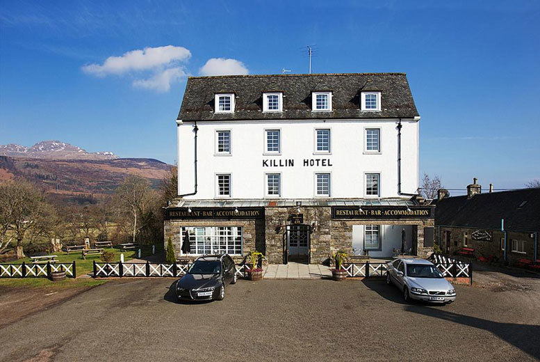 £79 instead of £131.40 (at The Killin Hotel, Perthshire) for an overnight stay with breakfast and a two-course dinner, or £119 for a two-night stay with dinner on first night – sit back, relax and save up to 40%