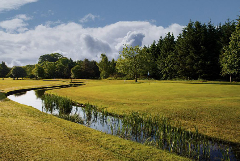 £129 (at The Green Hotel) for an overnight stay for two people with breakfast, two-course dining, bottle of wine to share in your room, one round of golf each at and a late check-out, or £169 for two nights with dinner on the first night - save up to 49%