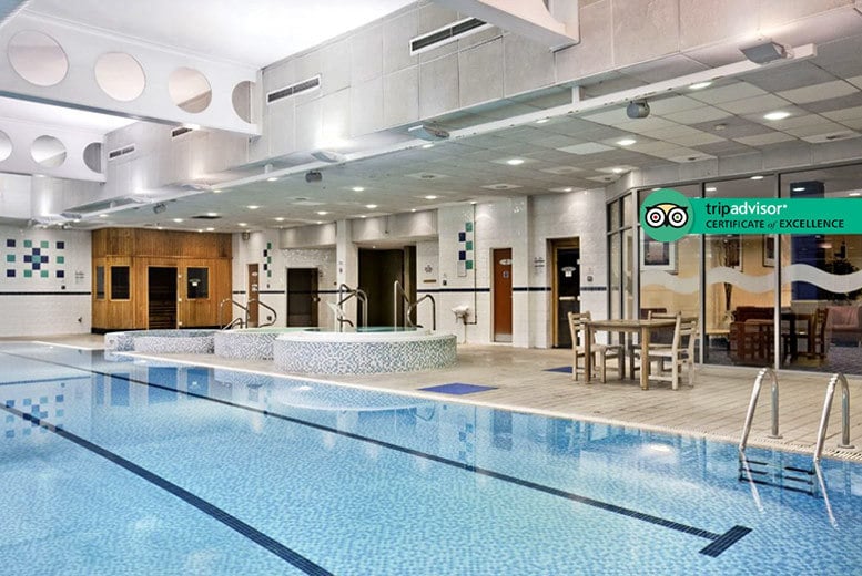 £41 instead of £90 for a spa day for one person with a 25-minute massage, 25-minute facial and £10 dining voucher, or £82 for two people at the DoubleTree by Hilton Strathclyde - unwind and save up to 54%
