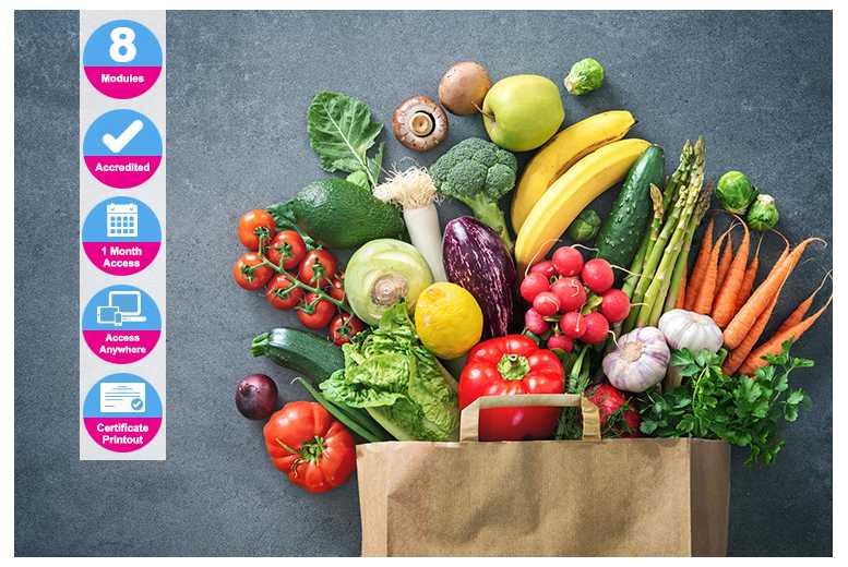 €4.99 instead of €454.52 (from Live Online Academy) for an accredited online nutrition diploma course - save 99%