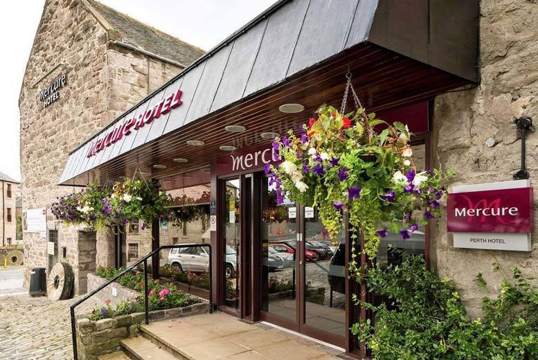 £65 (at Mercure Perth Hotel) for an overnight Perth stay with breakfast, bottle of wine and 12pm late check out, £85 to include dinner, or £125 for a two-night stay with dinner on the first night – save up to 46%