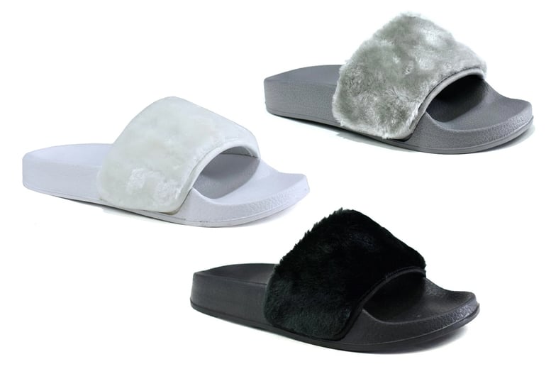 £7.99 (from Shoe Fest) for a pair of faux fur sliders