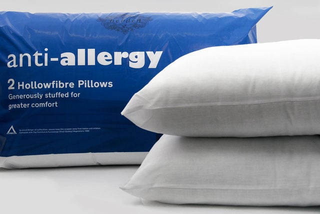4 or 8 Luxury Deluxe Bounce Back Hollow Fibre Filled Bed Pillows Pack of 2