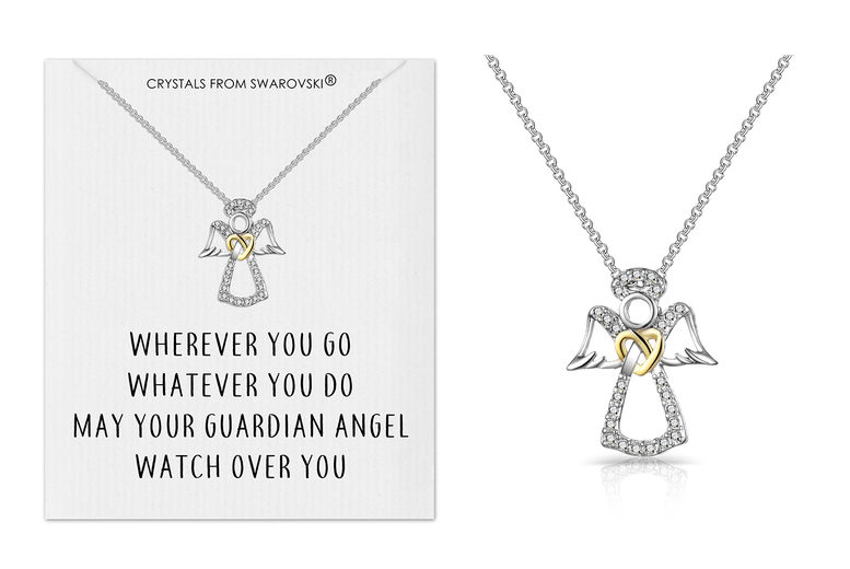 Guardian Angel Necklace Offer Jewellery Deals In Livingsocial - Guardian Angel Of Love Swarovski Crystal Pendant Necklace Guardian Angel Necklace Offer Jewellery Deals In Livingsocial - Guardian Angel Of Love Swarovski Crystal Pendant Necklace