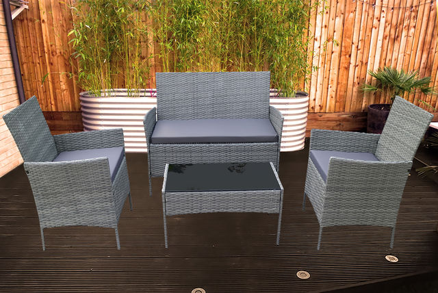 4 Seater Rattan Garden Furniture Offer Deals In Livingsocial 4 Seater Rattan Garden Furniture Offer, 4 Seater Rattan Garden Furniture Set Black