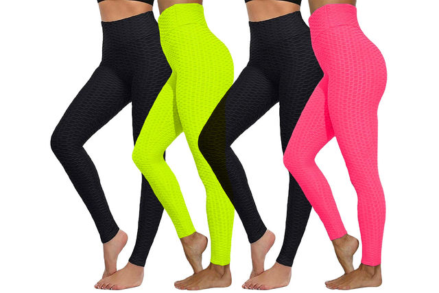 2pk Women's Honeycomb Leggings Deal 