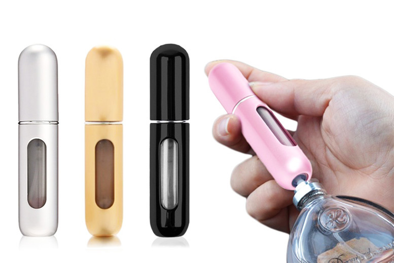 From €3.99 instead of €14.83 (from Alvi’s Fashion) for 5ml refillable perfume atomisers – fill with your favourite scent and save up to 73%