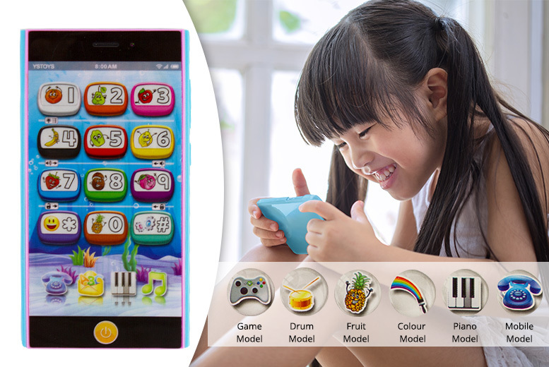 €5.99 instead of €45.69 (from Tomllo) for a kid's interactive music learning phone - choose from two colours and save 87%