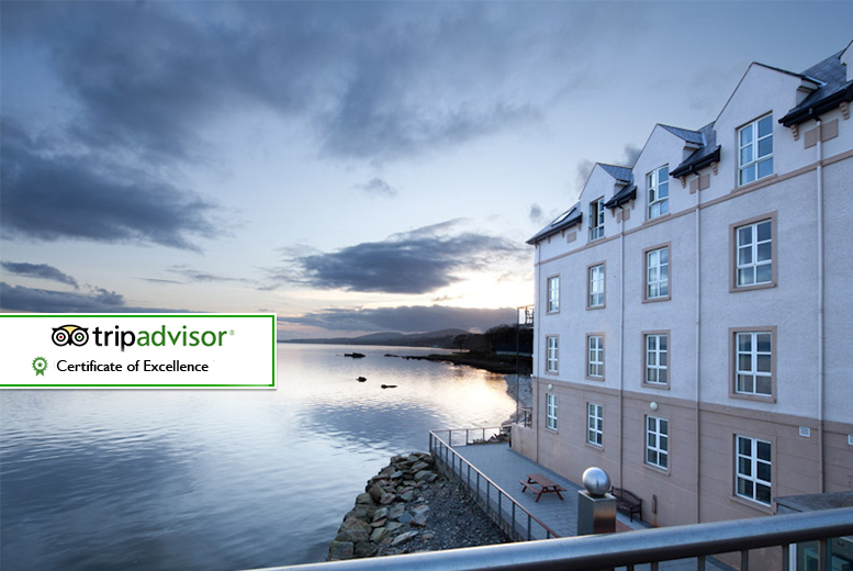 €169 for an overnight stay for two with breakfast, two-course dining, a round of golf, €20 spa credit, bubbly and chocolates, €269 for two nights at Redcastle Oceanfront, Donegal