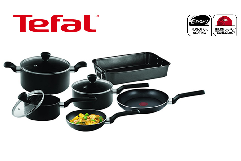 €59 instead of €110.30 (from Elite Housewares) for a six-piece Tefal non-stick pan set - save 47%