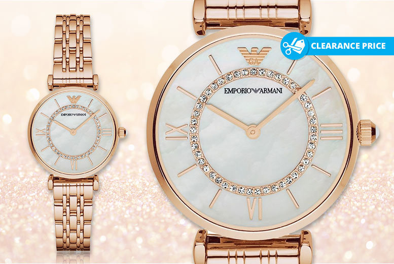 €139 instead of €423.48 (from Wristy Business) for a ladies' Emporio Armani AR1909 watch - save 67%