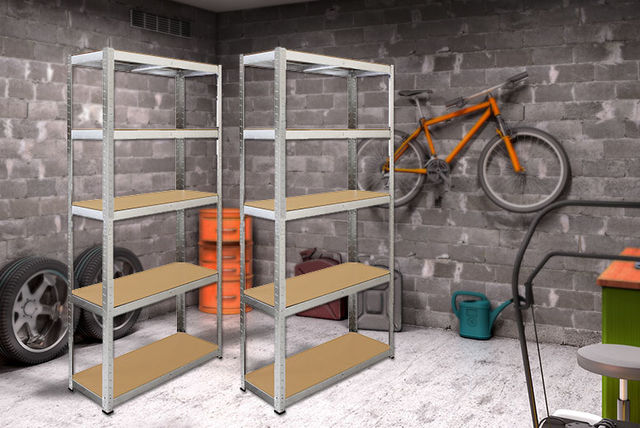 Galwix Galvanised Steel Shelves Set Of 2 4 Or 6 Ping From 49 Instead Of 272 39 Monster For A Set Two Galvanised Steel Shelves Save Up To 82
