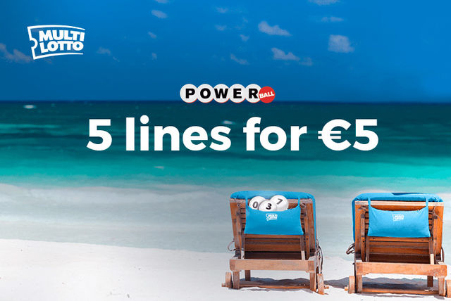 5 For 5 Powerball Lines From Multilotto Shopping