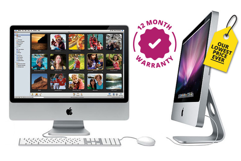 €269 instead of €508.13 (from Affordable Mac) for a refurbished 160GB 2GB RAM Apple iMac Core 2 Duo, or £264 for a 250GB 4GB RAM model - save up to 47%