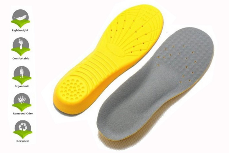 €3.99 instead of €8 (from Forever Cosmetics) for one pair of unisex orthopedic shoe pads, or £4.99 for two pairs - save up to 63%