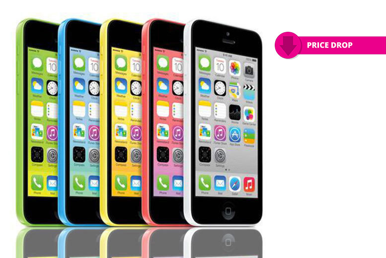 €89 instead of €171.98 (from Renew Electronics) for a refurbished 8GB Apple iPhone 5c or €109 for a 16GB phone - choose from five colours and save up to 48%