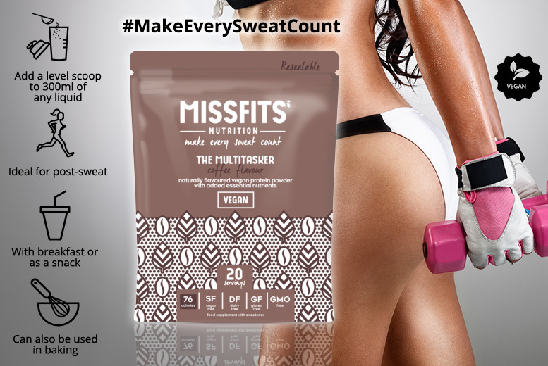 €12.99 instead of €28.56 (from Misfits Nutrition) for a 500g bag of protein boost multitasker - save 55%