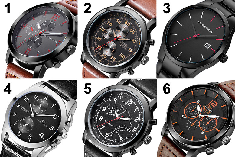 €19 instead of €137.36 (from Buy Something) for a Hannah Martin men's watch - save 86%