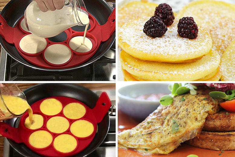 £5.99 instead of £20 for a 2-in-1 easy pancake & egg maker from Paperdollz Ltd - save 70%