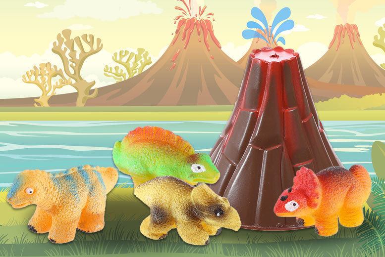 £3.99 instead of £14.99 for a growing dino in volcano from London Exchain Store - save 73%
