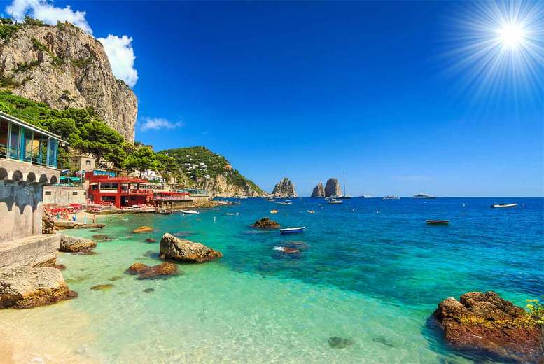From €219pp (from Bargain Late Holidays) for a three-night Amalfi Coast break including breakfast and flights, or from €309 for five nights, or from €369 for seven nights – save up to 53%
