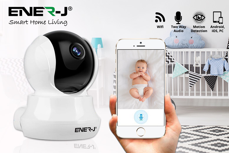 €39 (from Ener-J) for multifunctional wireless IP camera with night vision + baby and pet monitor
