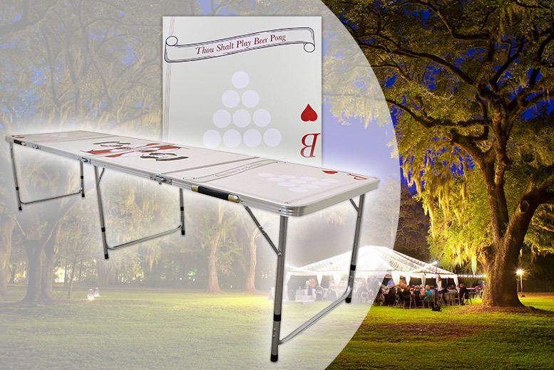 €54.99 instead of €67.97 (from MonsterShop) for an 8ft beer pong table - save 19%