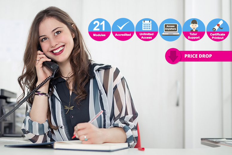 €18 instead of €339.74 (from New Skills Academy) for an accredited Level 3 admin, PA and secretarial diploma - save 95%
