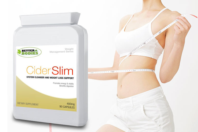€3.99 (from Better Bodies) for a one month supply of apple cider vinegar weight loss capsules, €5.99 for a two month supply, or €7.99 for a three month supply - save up to 43%