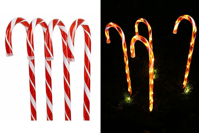 Candy Cane Pathway Lights Ping Livingsocial